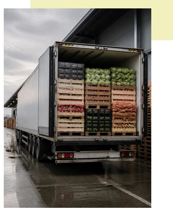 Перевозка плодоовощной продукции в Обнинск по цене от 5075 р. | Агросервис-Бнн