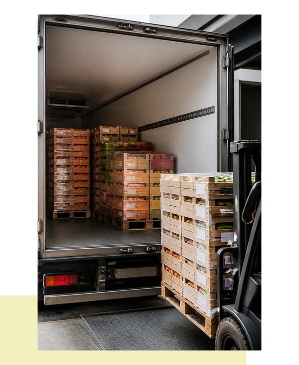 Перевозка сельхозпродукции на паллетах с доставкой в Обнинск