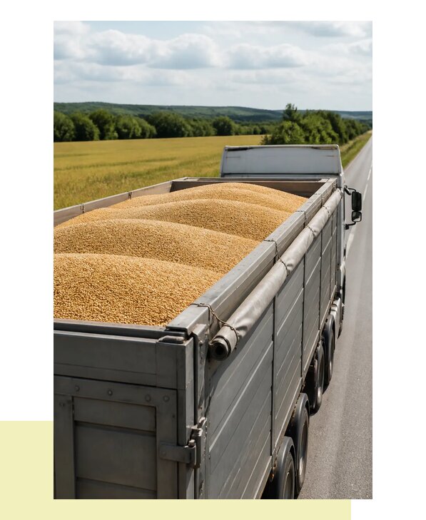 Перевозка ячменя автомобильным транспортом в Обнинск